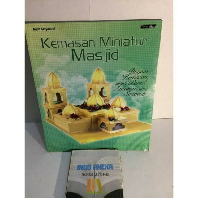 buku Kemasan miniatur masjid