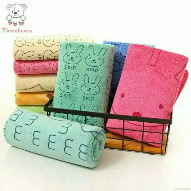 HANDUK BABY PENTHOUSE WARNA TUA/MUDA RANDOM LEMBUT &amp; HALUS