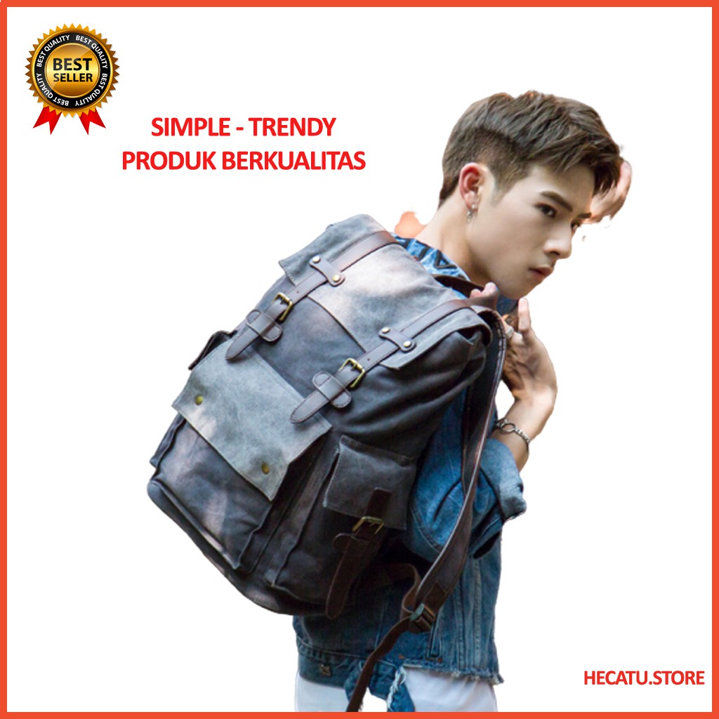 BEST SELLER RANSEL PRIA GUCCI DIMANNE PARASUT D5G5 Tas Punggung Pria Punggung Kecil Ransel Laptop