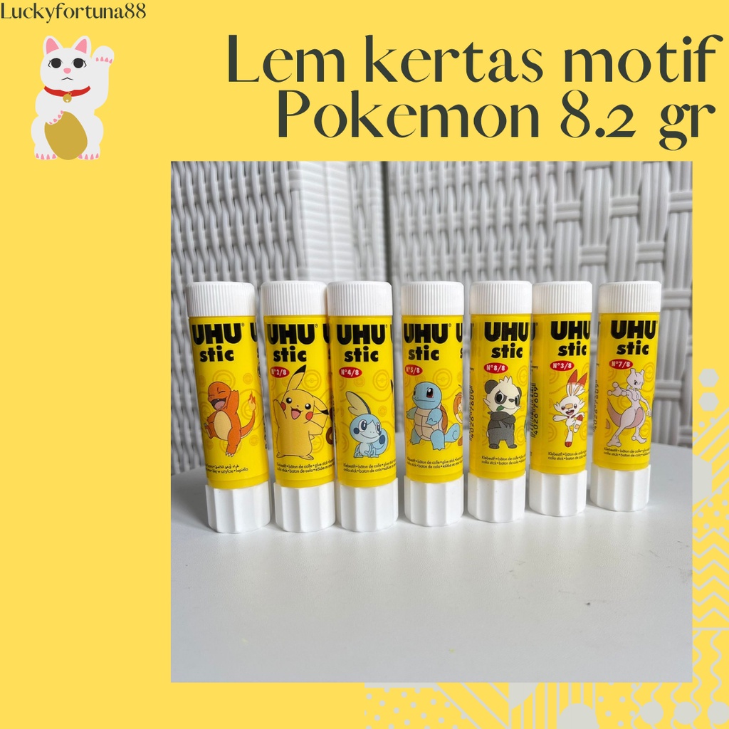 

[luckyfortuna88] lem kertas motif pokemon lem motif pokemon murah lem perekat motif lucu murah kualitas premium alat tulis kantor alat tulis sekolah
