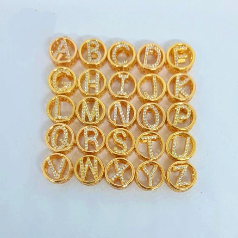 LIONTIN HURUF TERBARU TERMURAH KUALITAS BAGUS LIONTIN KALUNG GELANG ALPHABET