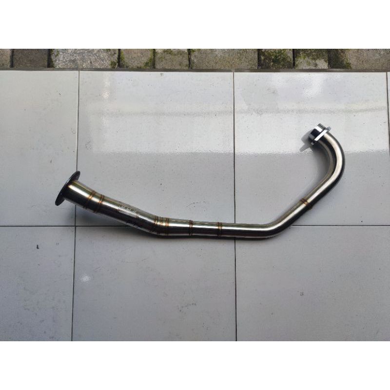 Leher knalpot Satria Fu 4tak Dos Muffler Original Jogja
