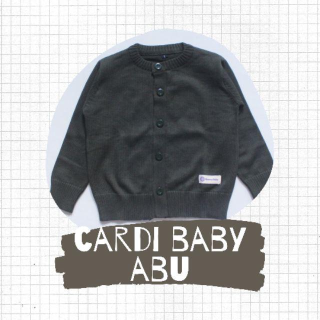 CARDIGAN BAYI 0-4 TAHUN | JAKET BAYI | CARDIGAN BAYI PREMIUM-Dark Grey