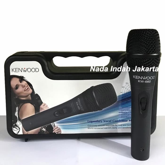 Microphone Mic Kenwood 660 - Kenwood KW 660 + Koper