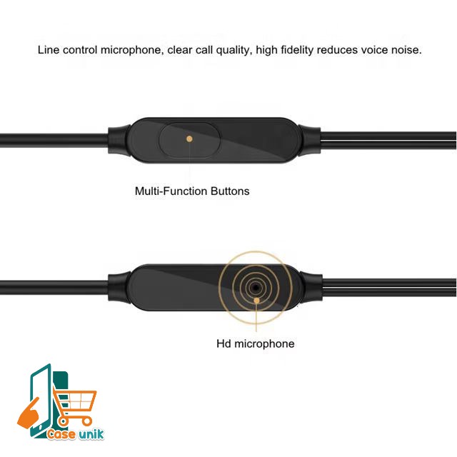 L29 Headset Headsfree Hf earphone Extra supercBAss jack 3.5mm Untuk Semua Merek HP