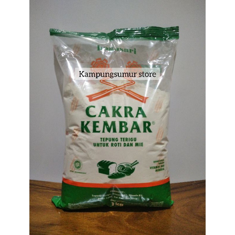 

Tepung Terigu Cakra Kembar Kemasan Ekonomis 1 kg