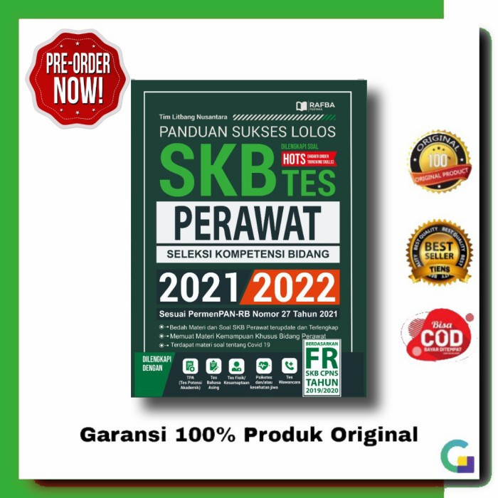 

GRATIS ONGKIR Buku Skb cpns Panduan Sukses lolos SKB Perawat 2021/2022 KPL030
