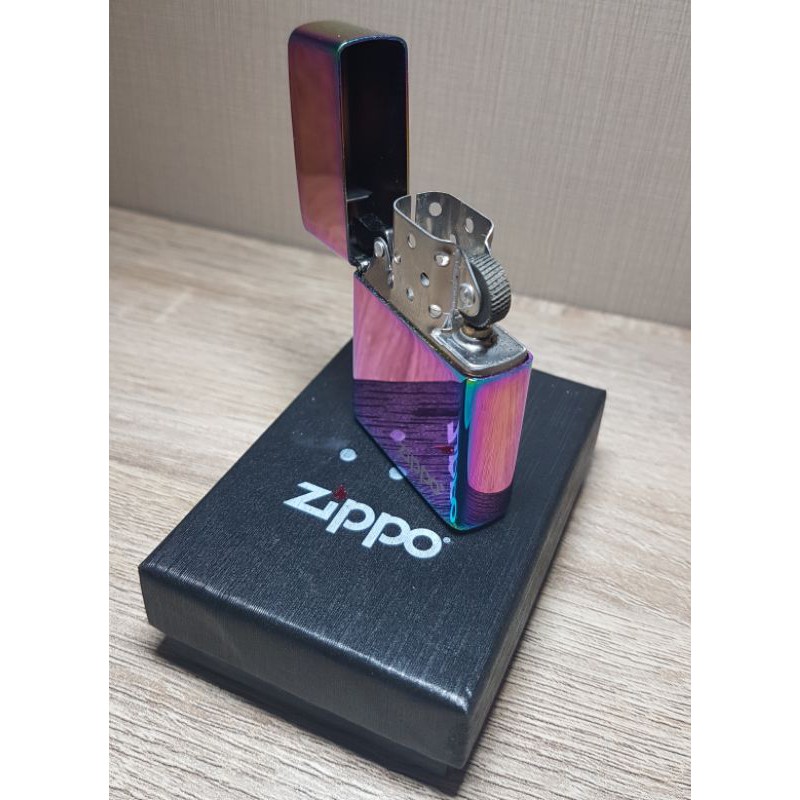 ZIPPO RAINBOW/PELANGI CROUM GRADE ORI