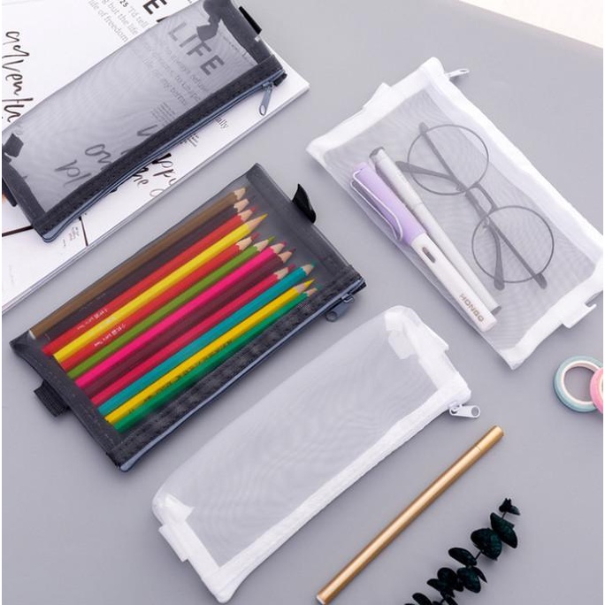 

Cuci Gudang Awal Tahun Tempat Pensil / Kotak Pensil Sekolah Kantor Simple Transparan Premium Cuci Gudang Awal Tahun
