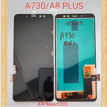 Layar Sentuh LCD TS Touchscreen Fullset Samsung A8 PLUS 2018 A730 OLED2 BLACK