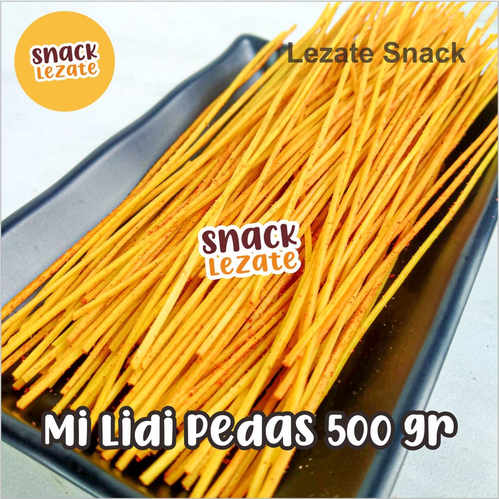 

Mi Lidi Pedas 500gr Murah Enak Gurih / Mie Lidi Pedas Asin Kiloan / Mie Lidi Pedas Gurih / Lezate Snack Murah
