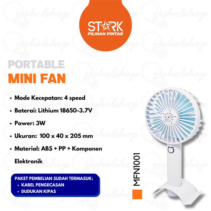 Stark Mini Fan Portable / Kipas Angin Portable MFN1001