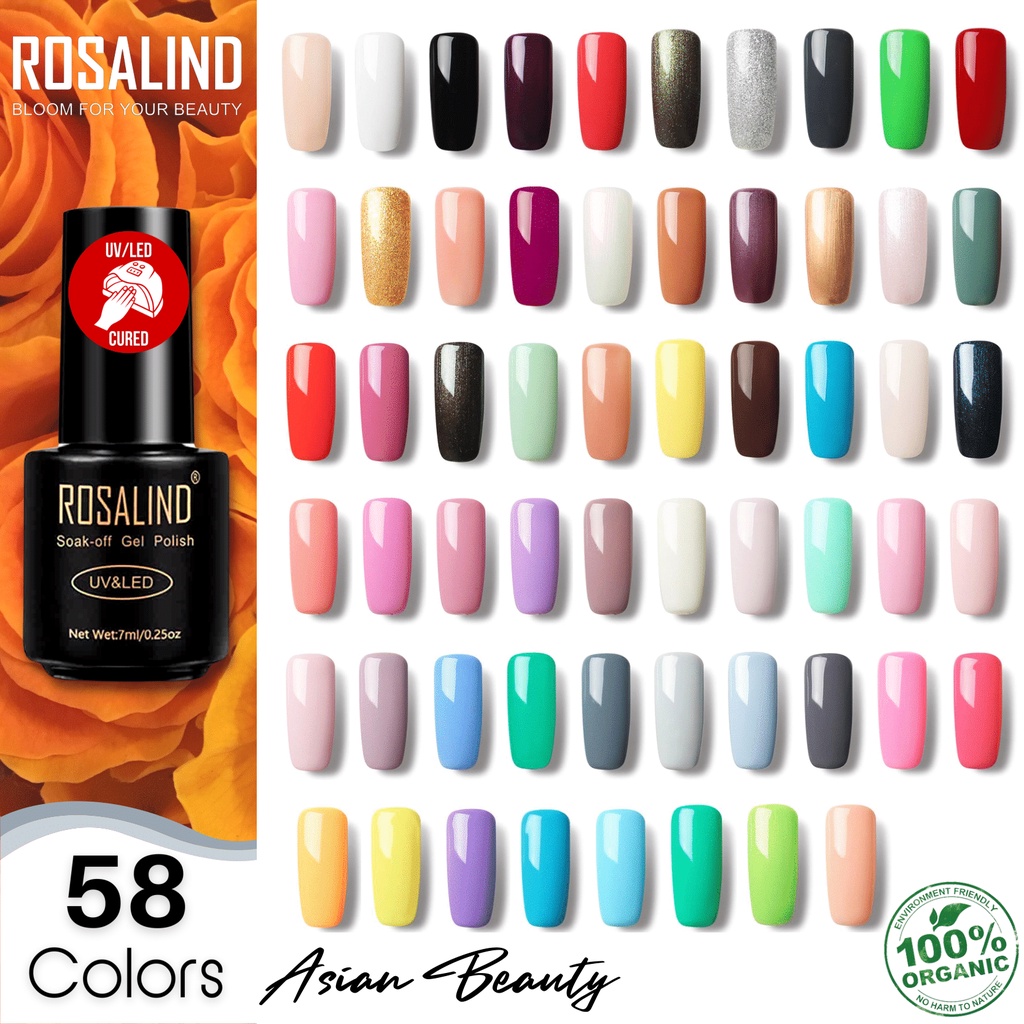 ~AB~ (21-40) ROSALIND Gel Nail Polish UV LED / Kutek / Cat Kuku