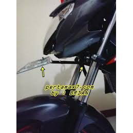 Dudukan plat nomor new vixion , breket plat nomor depan new vixion kualitas super