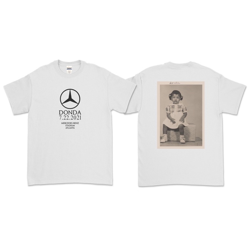 KANYE WEST - DONDA T-SHIRT (DEPAN BELAKANG)