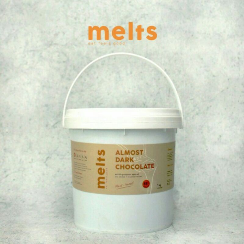 

Melts FOOD SERVICE Almost Dark Chocolate Spread Selai Dark Coklat Asli Kiloan 1 KG