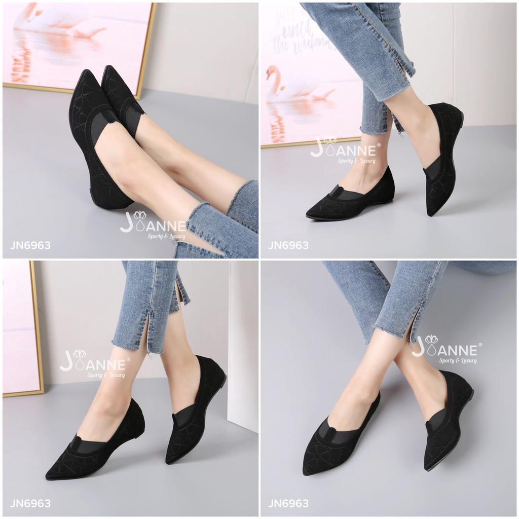 JOANNE Loafers Shoes Kulit #JN6963 ORIGINAL