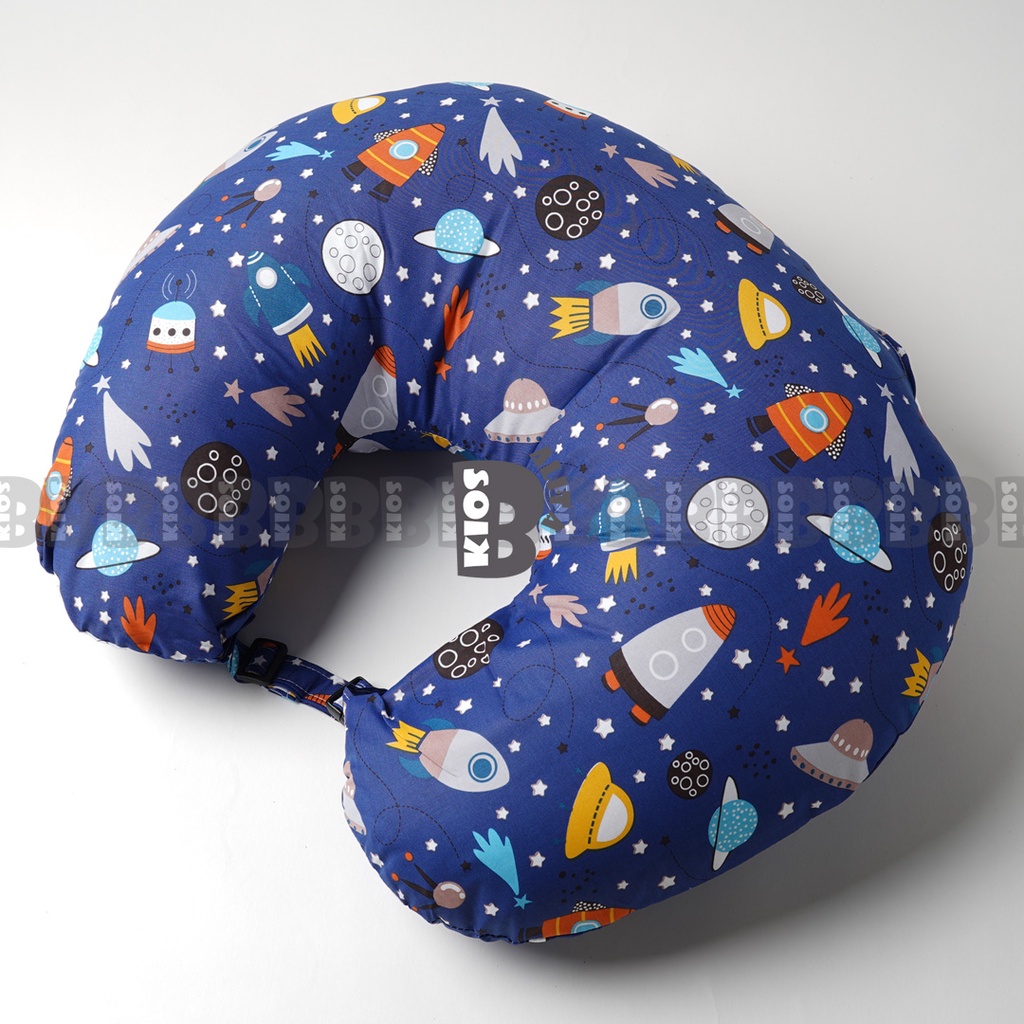 JUMBO BANTAL MENYUSUI BAYI / UKURAN JUMBO BANTAL IBU MENYUSUI ASI / NURSING PILLOW BUSUI BANSU-UFO BLUE