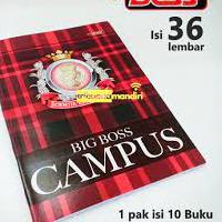 

ㆊ ISI 10 BUKU TULIS BIG BOSS CAMPUS 36 LEMBAR は