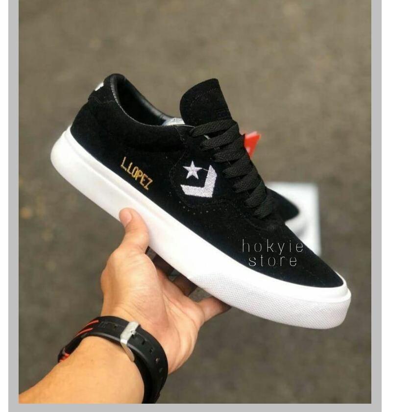 Big Sale.. SEPATU CONVERSE PRIA L LOPEZ ORIGINAL PREMIUM QUALITY TERMURAH/ CONVERSE L LOPEZ BLACK,NA