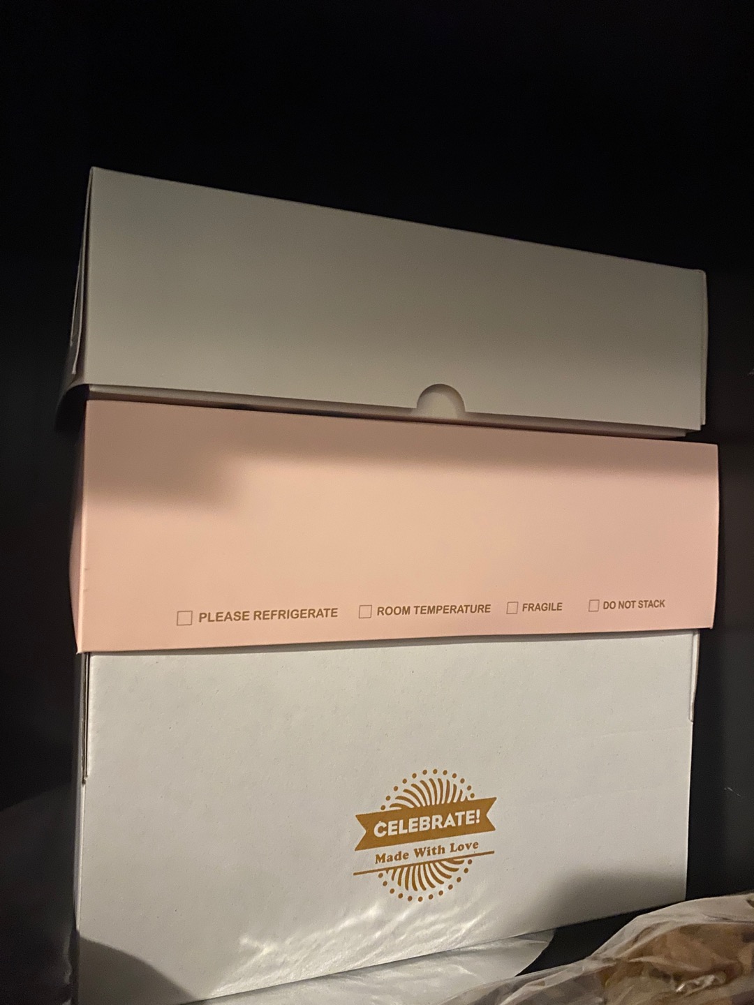 Fcb_25iv Kotak Kue/makanan/hadiah Multifungsi 25cm Box