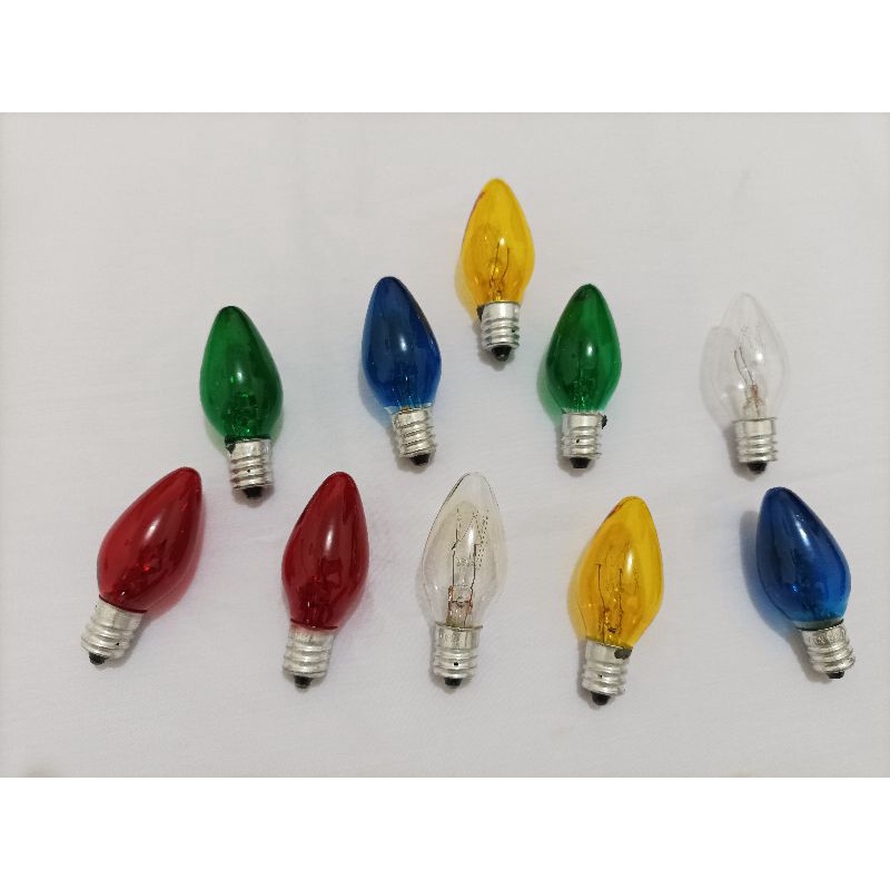 lampu cabe warna warni e12