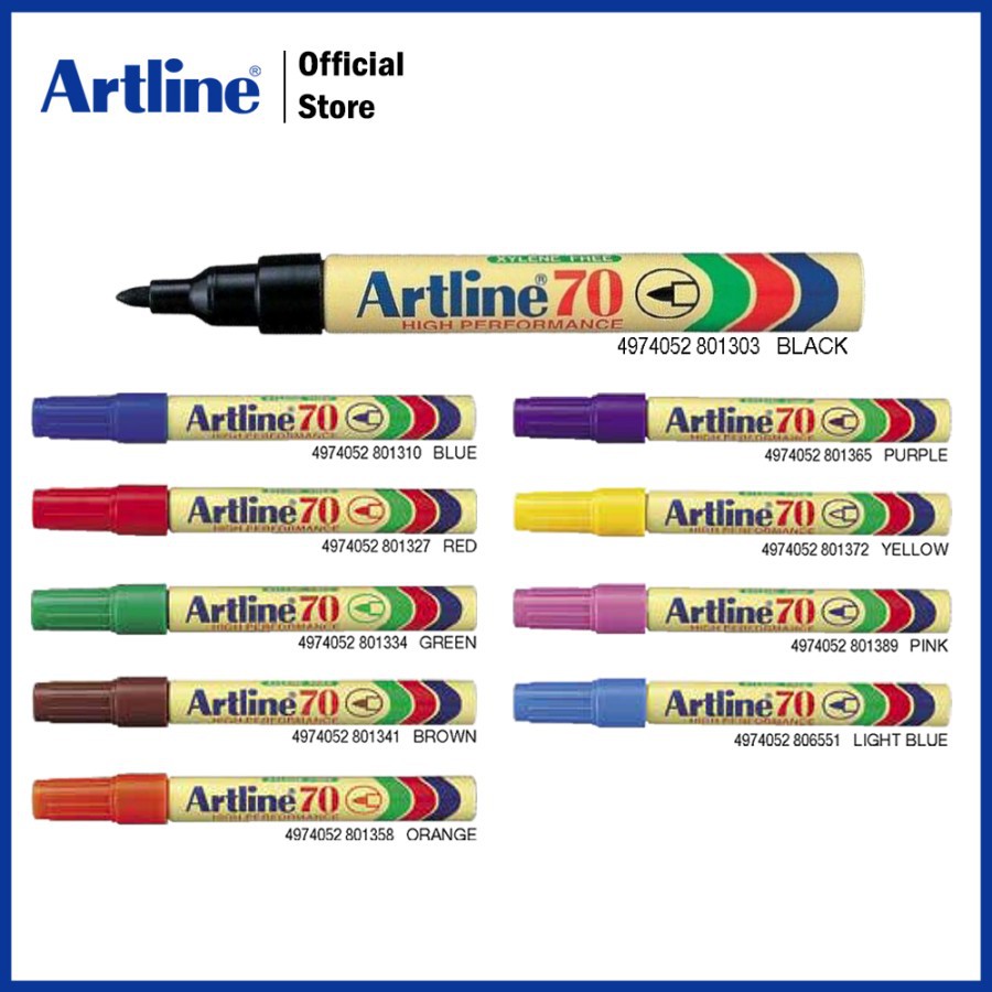 Artline Spidol Permanent Marker EK-70