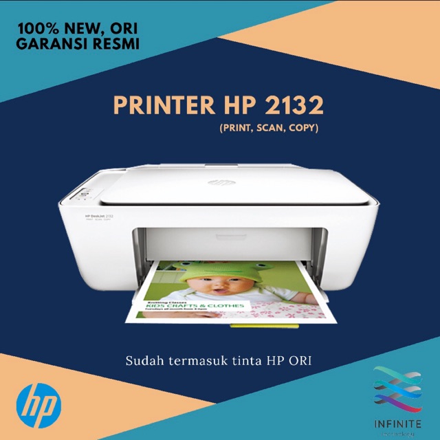 Printer HP 2132 Deskjet PRINT SCAN COPY All in One