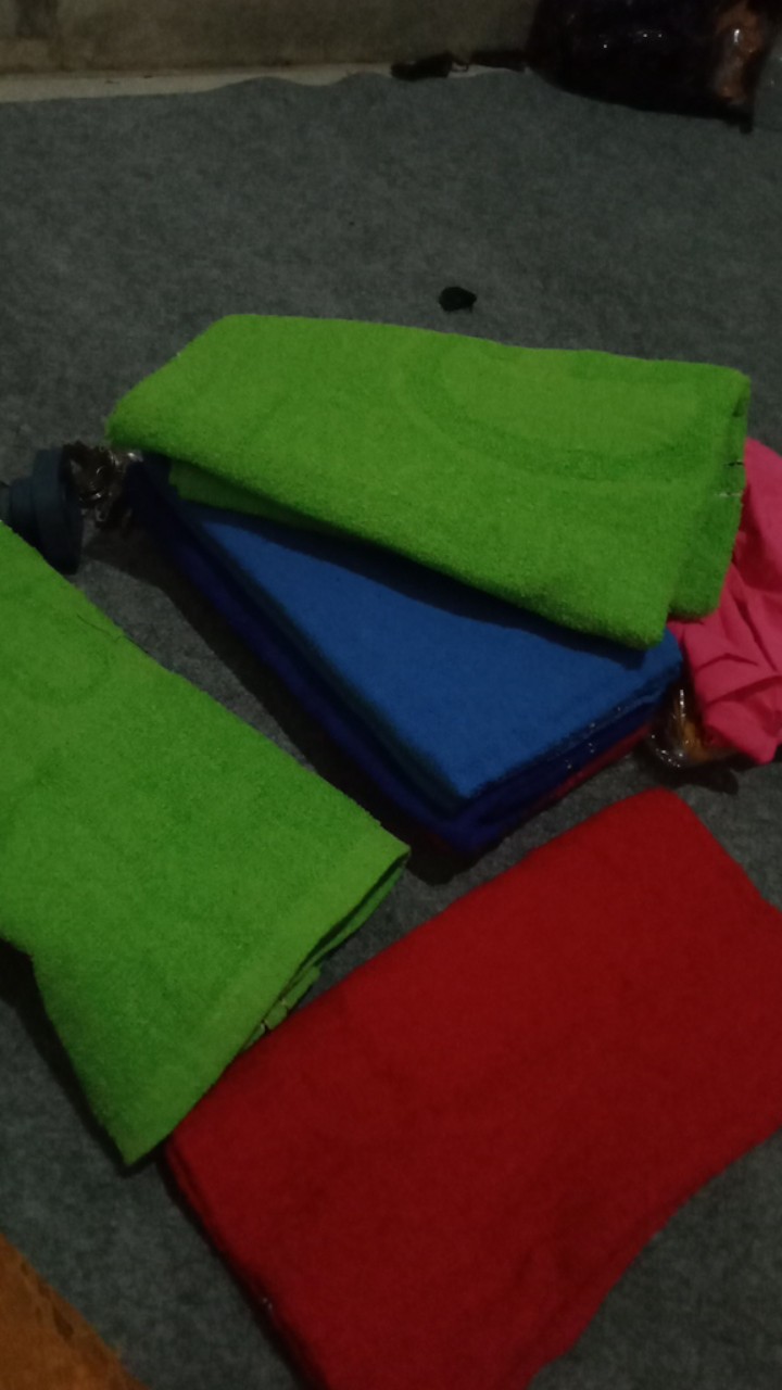 Handuk Mandi Dewasa 60 X 140 Cm Motif Warna Warni