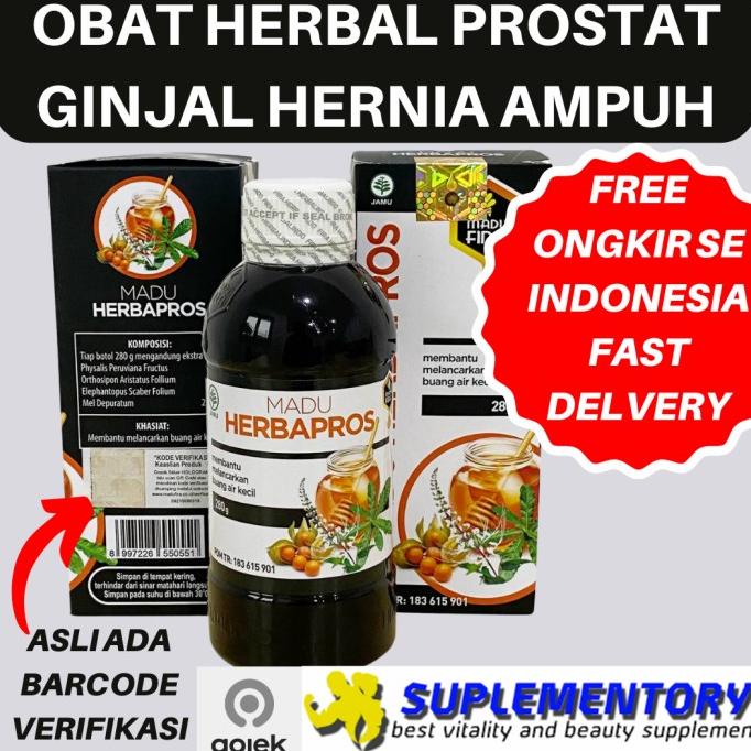 

TERLARIS MADU HERBAPROS Obat Kanker Prostat Bengkak Hernia Kencing Macet Herbal /OBAT HERBAL ASAM URAT/OBAT HERBAL PELANGSING/OBAT HERBAL KOLESTEROL/OBAT HERBAL DIABETES