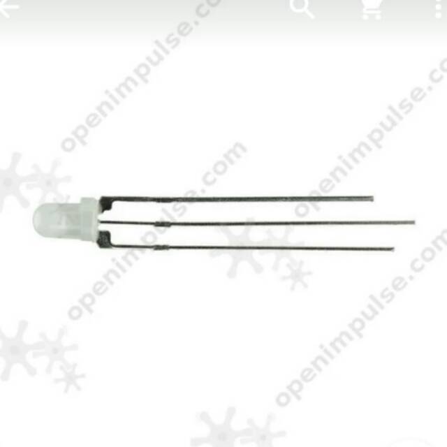 LED 3MM 2WARNA 3 KAKI..BIRU-MERAH