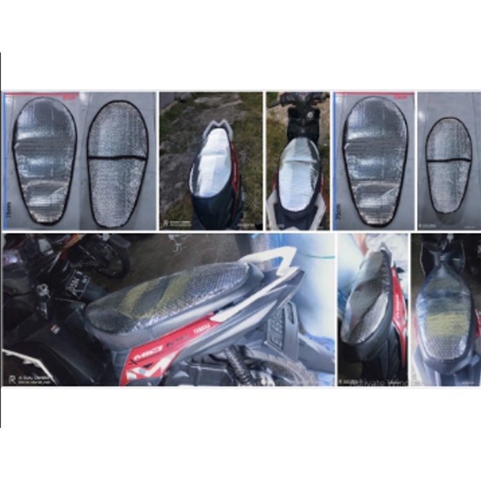 Pelindung Jok Motor/ Anti Panas Jok Motor Dari Panas Sinar Matahari