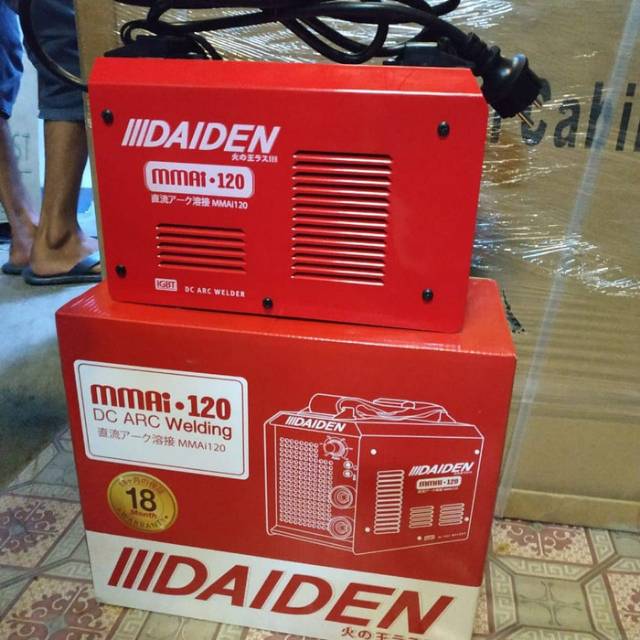 Mesin las Travo invertor  DAIDEN MMA 120