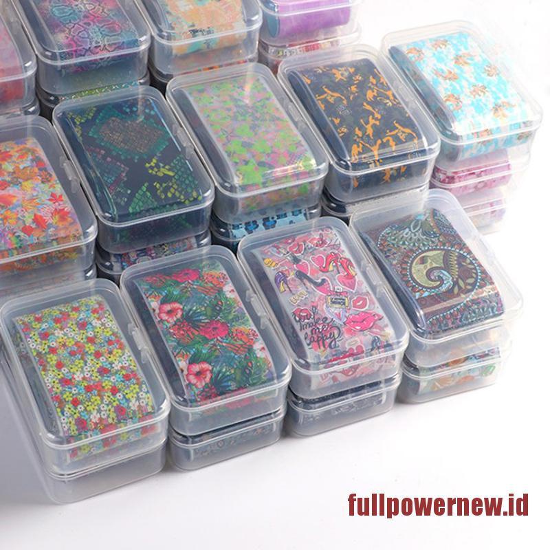 【COD】Nail Art Transfer Foil Sticker Set Nail Butterfly Adhesive Wraps Decoration