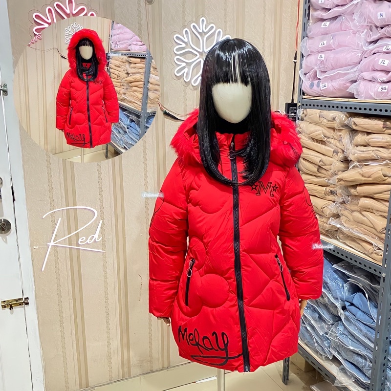 Winter coat for girl mantel musim dingin anak perempuan cewek import salju Mickey kids jaket jacket