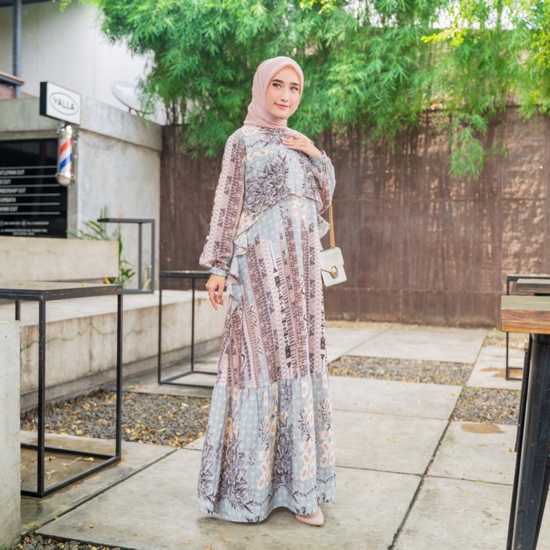 Zifana Dress (Gamis Lebaran) - Look Like Ria Miranda
