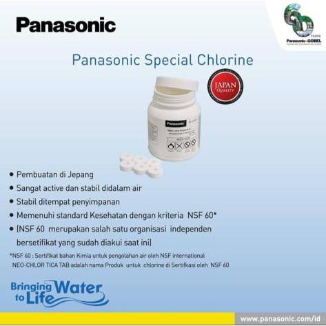 Kaporit Chlorine Klorin Tablet Asli Panasonic High Density