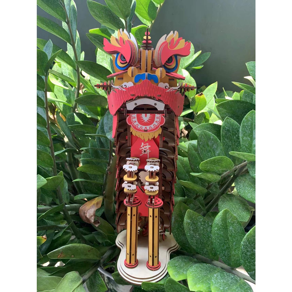 Puzzle 3D DIY bahan kayu -BARONGSAI