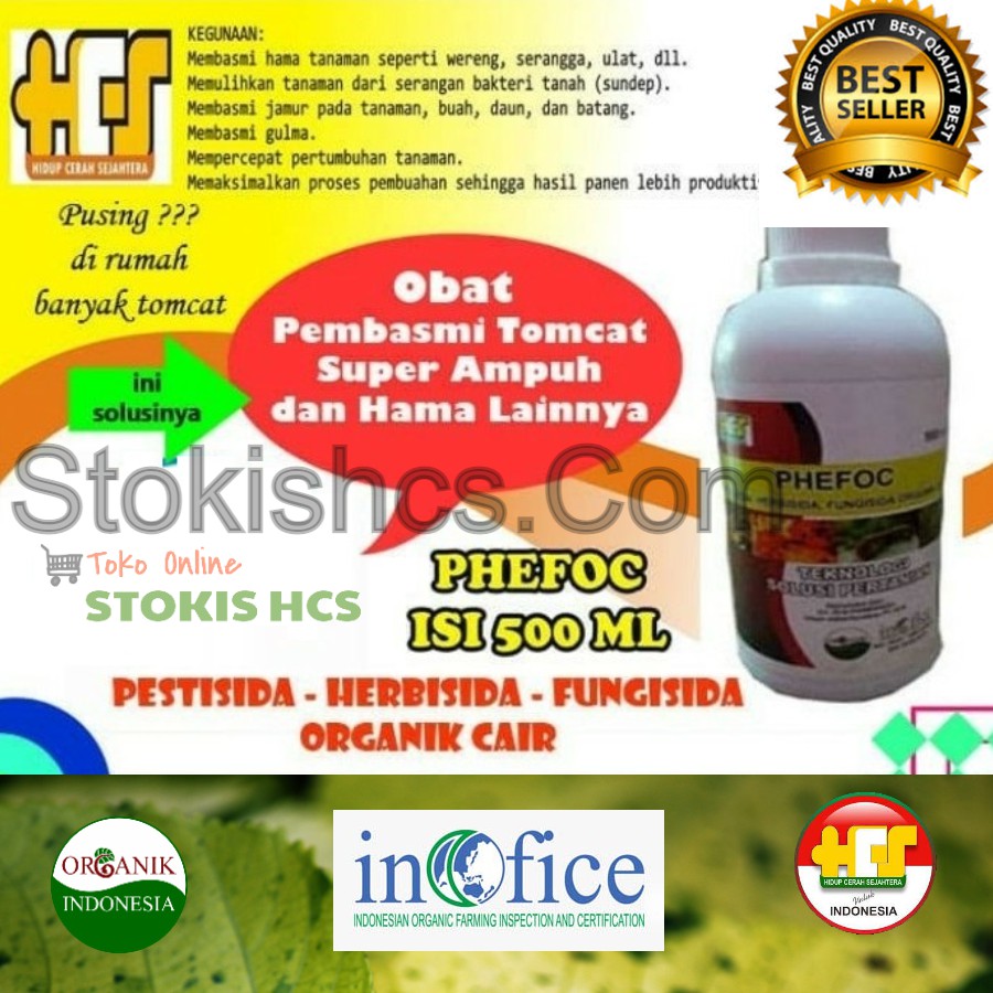 Obat pembasmi tomcat / phefoc hcs 500 ml