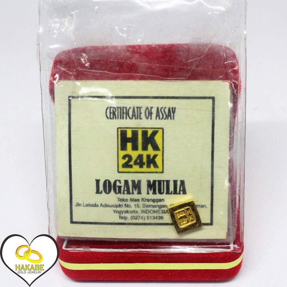 Emas Batangan HK Logam Mulia 24K Gold Bar Gold Fine Gold 3 Gram spa