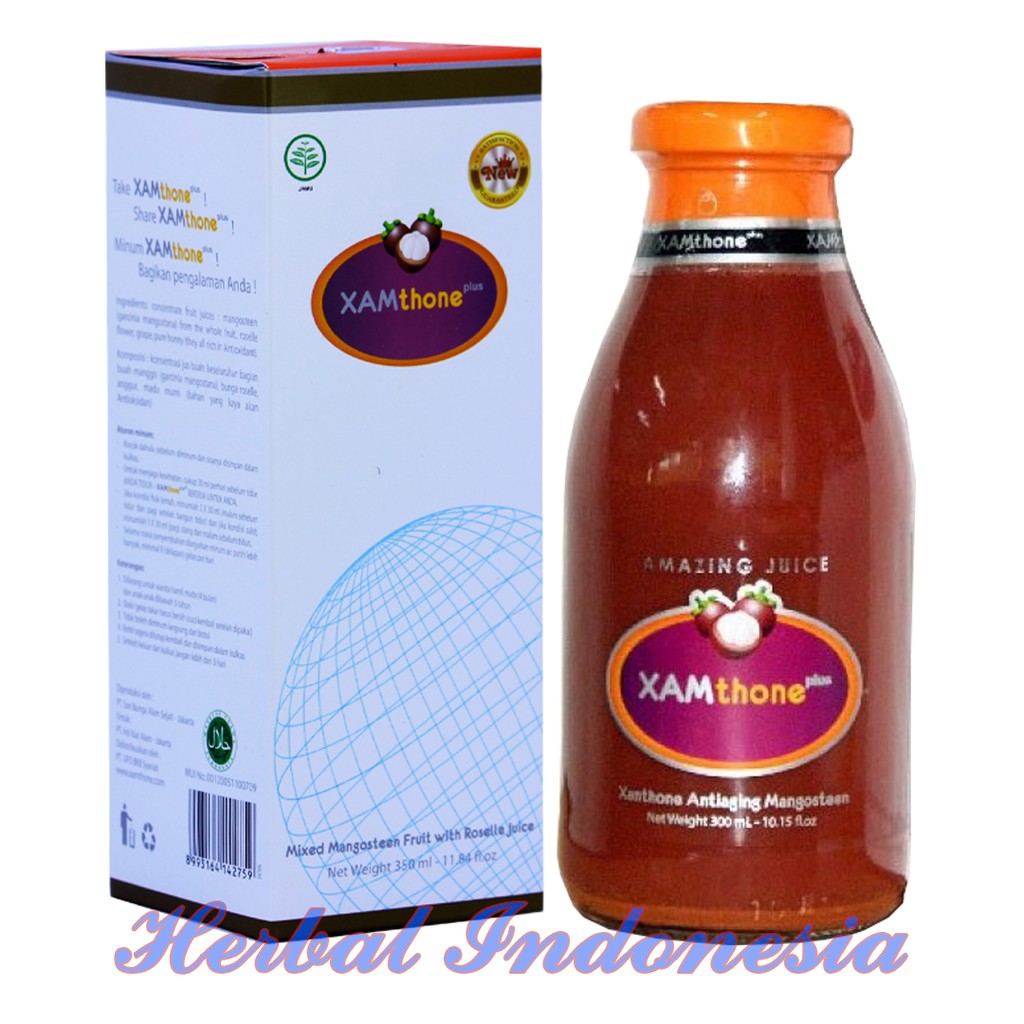 Xamthone Plus | Xamthon | Juice Ekstrak Kulit Manggis Original