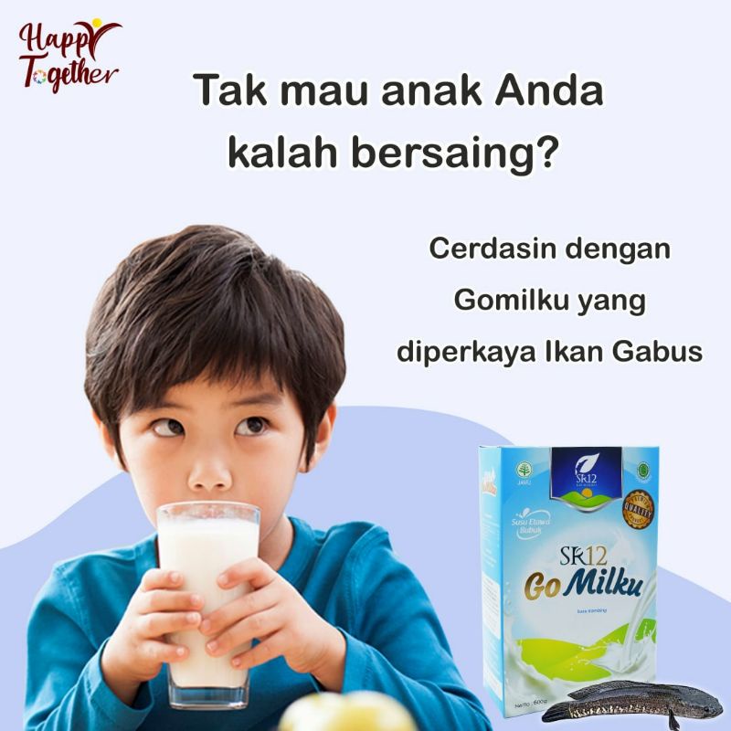 

GOMILKU SR12 susu kambing premium