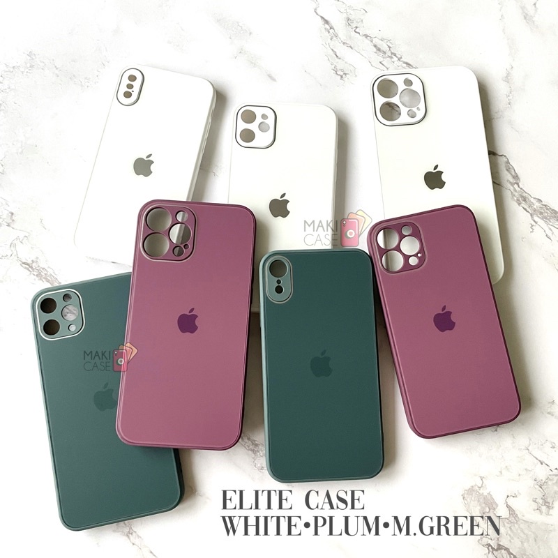 Elite Case - White Plum Midnight Green