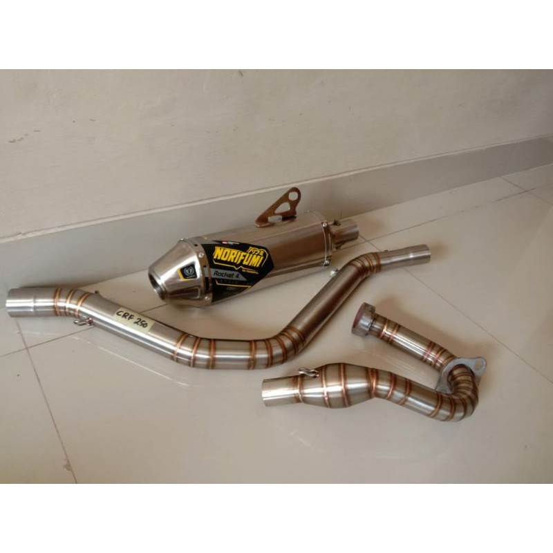 KNALPOT NORIFUMI STAINLESS PNP KLX 230CC KLX 230 KLX 250 CRF 250