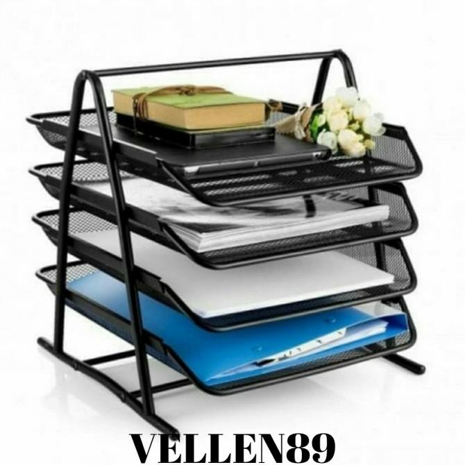 

Office & Stationery | Document Organizer | Rak Kertas Besi 4 Susun Surat | Best Seller
