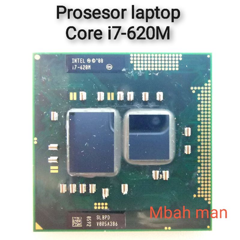 Prosesor laptop core i7-620M generasi 1