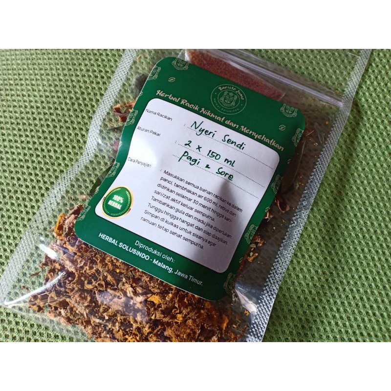 

JAMU NYERI SENDI ASAM URAT PEGAL LINU KOLESTEROL RACIKAN HERBAL KERING BARISTO JUMO 50 gr