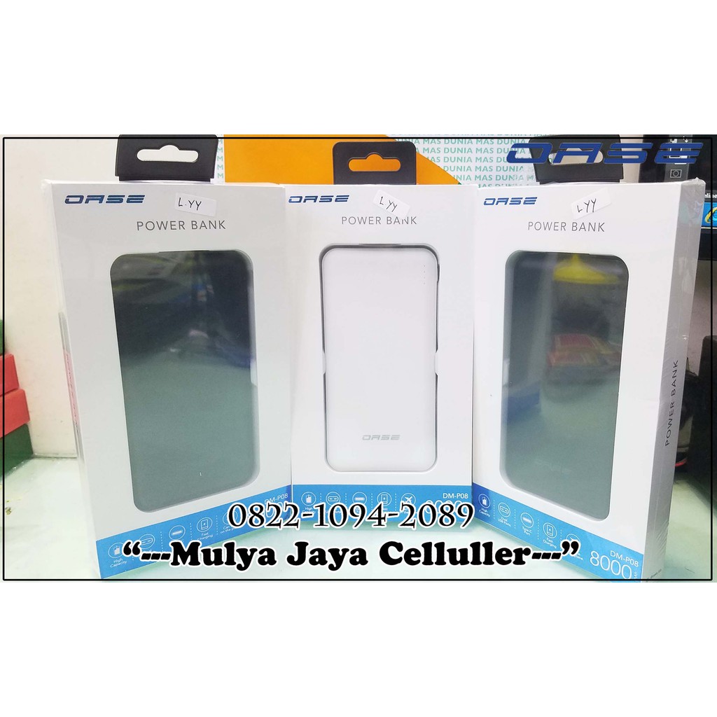 POWER BANK OASE DM-P08 TYPE C FAST CHARGING 8000 MAH