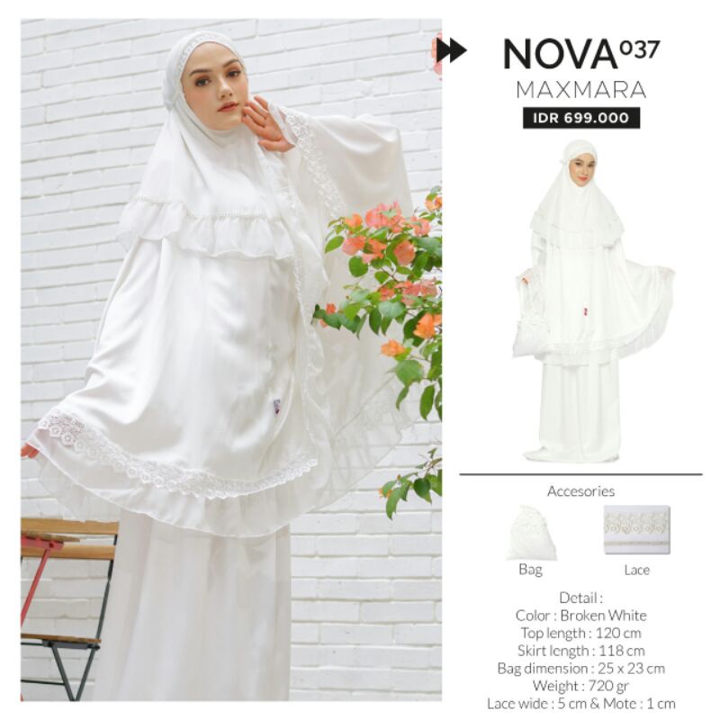 Mukena Promo Tatuis Seroja Nova Tiara Mukena Wanita