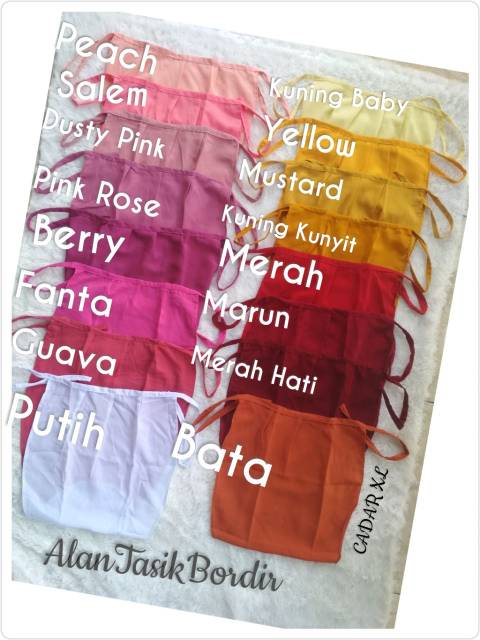 Alantasik - cadar wolfis premium original niqob ukuran M /  CADAR TALI/NIQAB TALI /NIKAB WOLFIS R.4